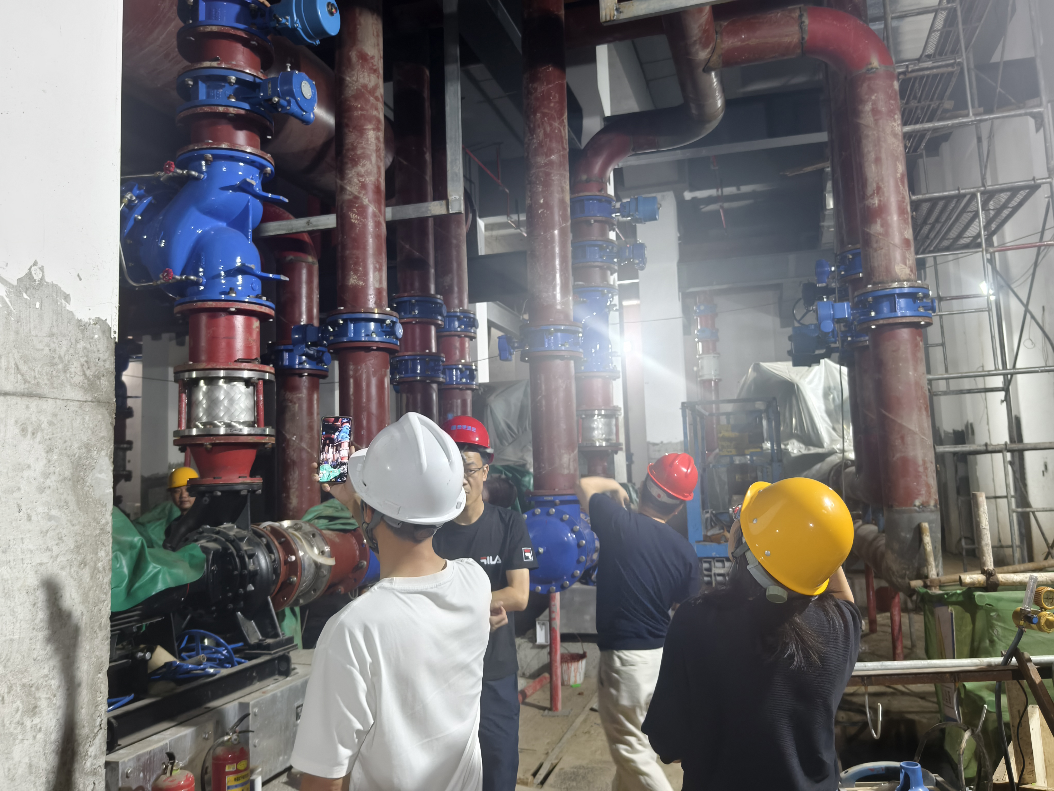 艾德默閥門團隊赴能源站機房參觀，技術交流共促成長-艾德默閥門